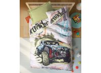 Постельное белье ранфорс Cotton Box - Adventure Yesil (Турция), подростковый